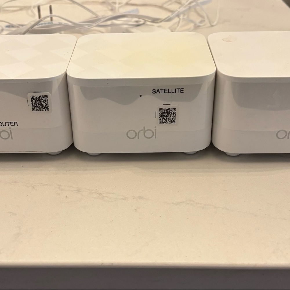 White Wireless Router System